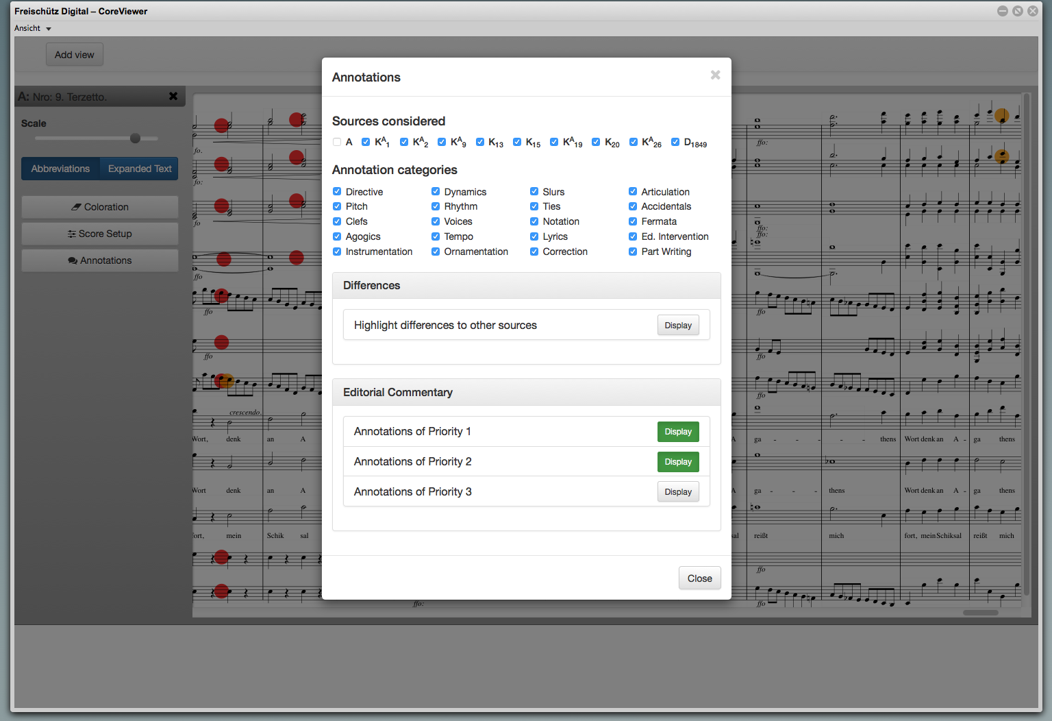 Dynamic Score Rendering